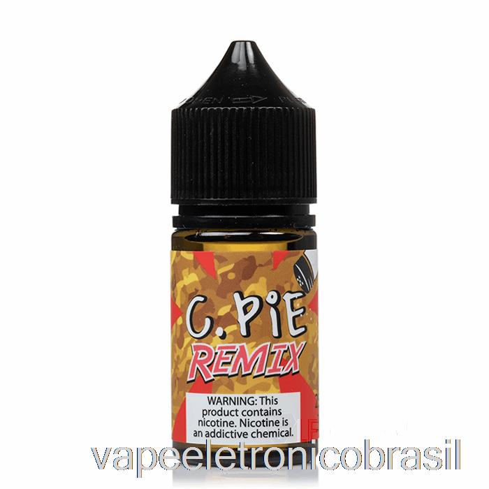 Vape Eletrônico C. Remix De Torta - Sais De Combate A Alimentos - 30ml 45mg